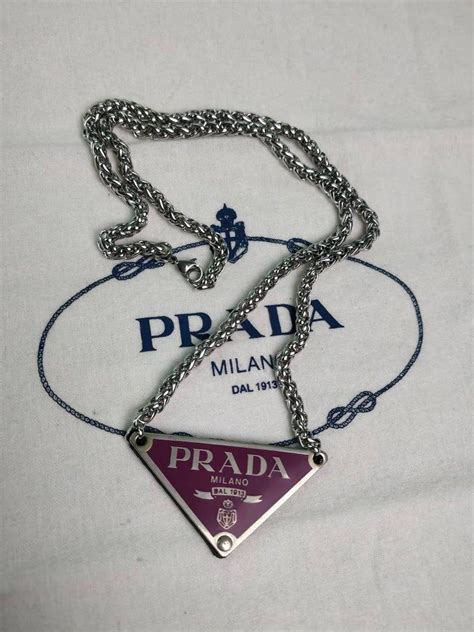 men prada chain|etsy prada necklace.